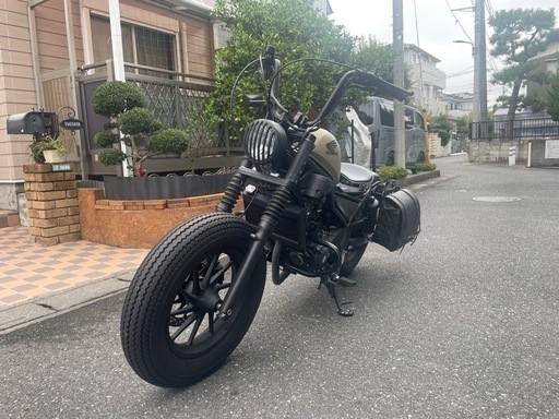レブル250 フルカスタム　MC49 ETC アップハンドル