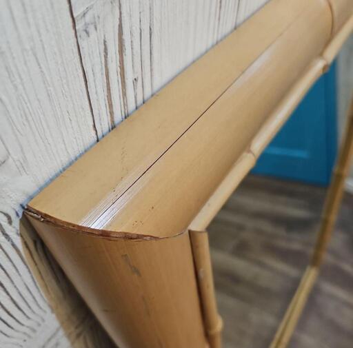 オーダーメイド！特大バンブーミラー 竹フレーム オーダーメイド 特大