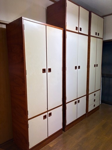 昭和レトロ家具 箪笥 シェルフ 昭和レトロ 茶箪笥 和棚 シェルフ