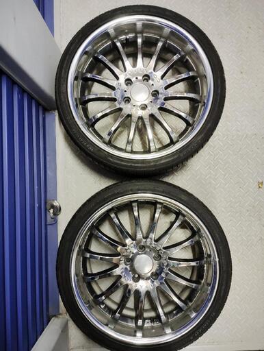 ヴィエナLX- F 19インチ (み) 戸田のタイヤ、ホイールの中古あげます  