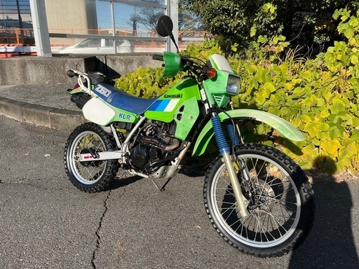 KLR250 ツインカムエンジン DOHC カワサキグリーン 愛知から 旧車 絶版 KLR250 ツインカムエンジン DOHC カワサキグリーン 愛知から 旧車 絶版