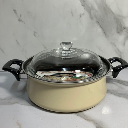 N2412-322 トリオパン ホーロー鍋 24cm 未使用品