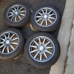 マナレイスポーツ 16インチホイール 5H 114.3 6.5J +53 タイヤ付き 4本