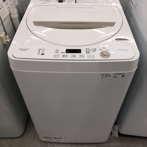 安心の1年間保証付き！SHARP全自動洗濯機2021年製4.5kg【トレファク堺  