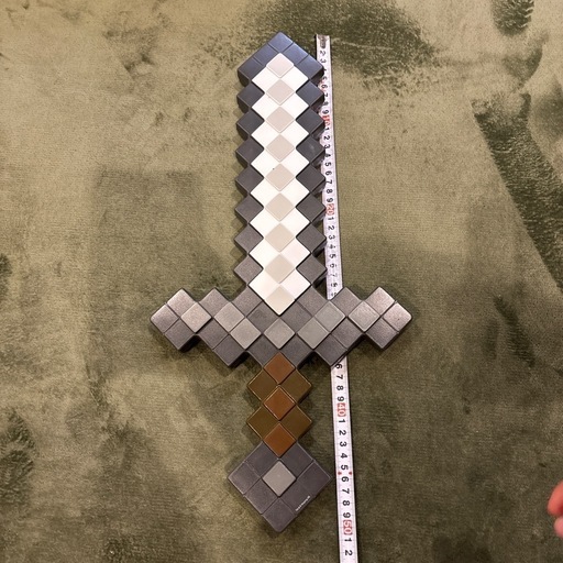 鉄の剣　コスプレ　マインクラフト　細　実寸大　国内６０cm【残3】 鉄の剣 コスプレ マインクラフト 細 実寸大 国内60cm【残3】の