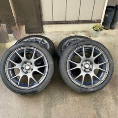 交渉中）18インチアルミホイール4本セット ( ひで) 牛久のタイヤ  