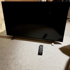 最終値下げ24990→19990円】美品!格安! 早いもの勝ち 2018年式43インチ