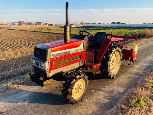 栃木県発】F165 ヤンマー トラクター 4WD ロータリー付き‼️