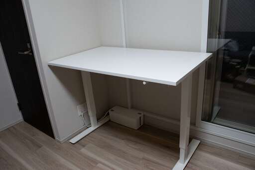 IKEA イケア SKARSTA スカルスタ デスク 机 昇降式 ホワイト 120x70cm