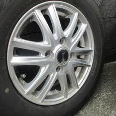 週末限定 ハイゼットカーゴ 純正ホイール タイヤセット 5本 スペア