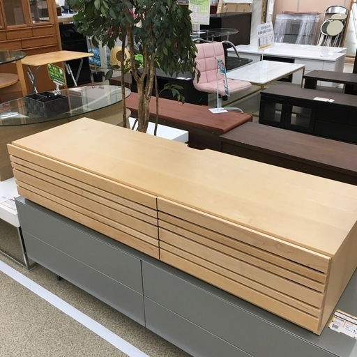 【店頭引取り限定】モリタインテリア　テレビボード　オーク材