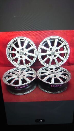 MID ユーロスピード V25 4本セット ホイール フレアカスタムスタイルMJ系 EuroSpeed アルミホイール 4枚 1台分 MID ユーロスピード V25 アルミホイール 1本 ライフ JC系(12×4J 4-100