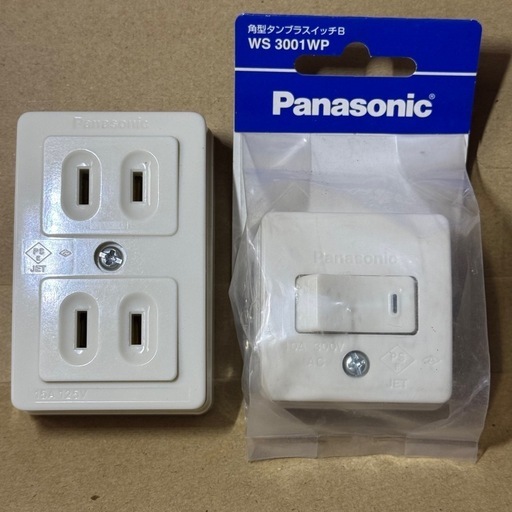 Panasonic タンブラスイッチ　テーブルタップ