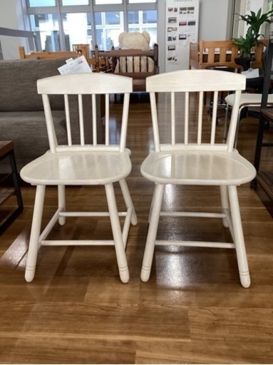 ダイニングチェア2脚セット【町田市再生家具】242443 ダイニングチェア2脚セット【町田市再生家具】242443 2脚セット