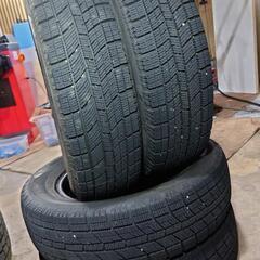145/80 R13 75Qアルミ付きスタッドレスタイヤ4本 アルミホイール 