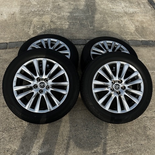 ハリアー純正ホイール・タイヤ4本セット マッキー※ ハリアー純正タイヤ