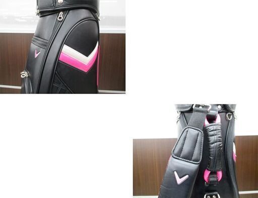 キャロウェイCallawayキャディバッグ・レディース可愛い黒×ピンク