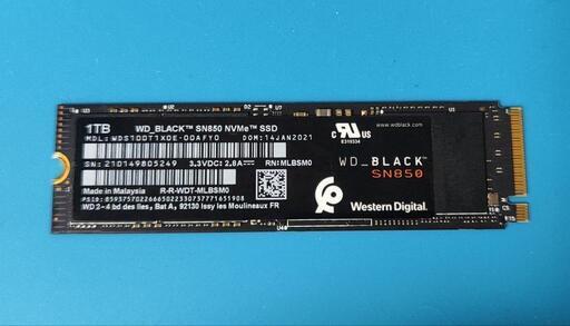 WD Black SN850 NVMe WDS100T1X0E-00AFY0 M.2 SSD 1TB