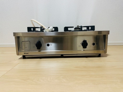 ガスコンロ リンナイ (Rinnai) 60cm 2口 Vamo. バーモ ステンレス ガスコンロ LPガス グリルなし ガステーブル テーブルコンロ 都市ガス