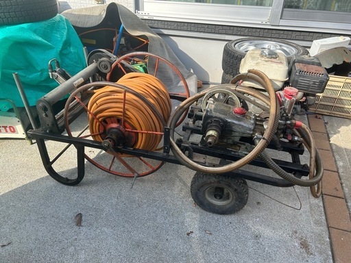 ホンダ　GX160　5.5馬力セット 動力噴霧器 農機具 中古 ジャンク ホンダ GX160 5.5馬力セット 動力噴霧器 農機具 中古 ジャンク