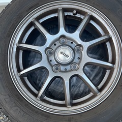 ☆バリ溝☆2019年スタッドレス☆ DOS 19インチ 6.5J PCD114.3 5穴 ET38 
