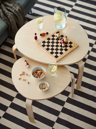 IKEA　SVALSTA スヴァルスタ ネストテーブル2点セット