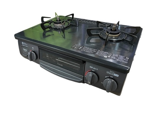NO.2057 【2023年製】 リンナイ ２口ガスコンロ ガステーブル RT35NJH LPガス用 調理器具 キッチン家電 中古