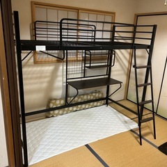 本棚 木製 幅86x奥行41x高さ186cm 引き出し×2杯 収納家具 苫小牧