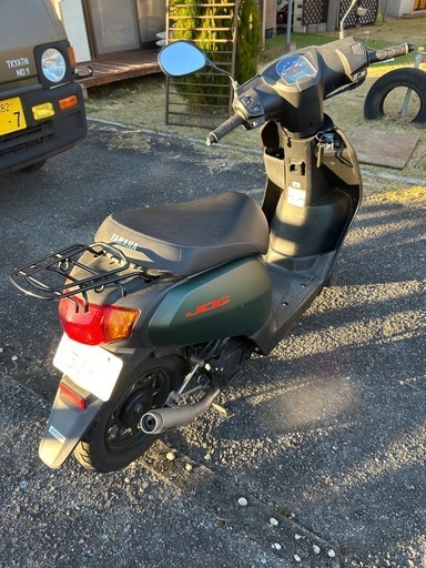 ヤマハJOG2021年式グリーン15322km社外マフラー