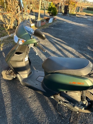 ヤマハJOG2021年式グリーン15322km社外マフラー