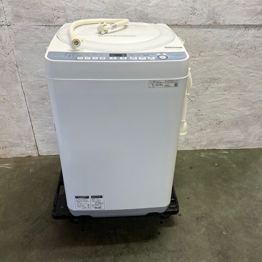 SHARP】 シャープ 全自動電気洗濯機 ES-T711 7.0kg 2019年製 動作確認  