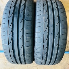 これからの時期に希少ポテンザRE340Rカップピンフルピン2本ホイール付き