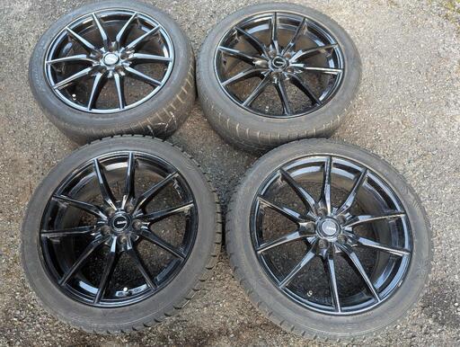 GSPEED 17インチ 7J ＋50 5H 5穴 PCD100 ホイール×4本 G speed