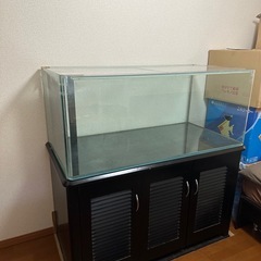 【【お譲り先決定しました】お得】オーバーフロー　マーフィードガラス水槽900 セット お譲り先決定しました】お得】オーバーフロー マーフィードガラス水槽