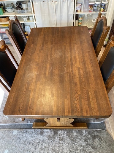 6人掛け ダイニングセット テーブル幅170cm ニトリ ロレインシリーズ