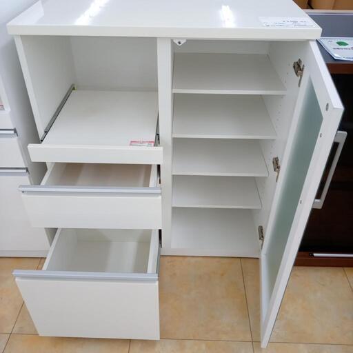 ☆ジモティ割あり☆ NITORI レンジ台 白 H110.5×D50.7×W88.2 