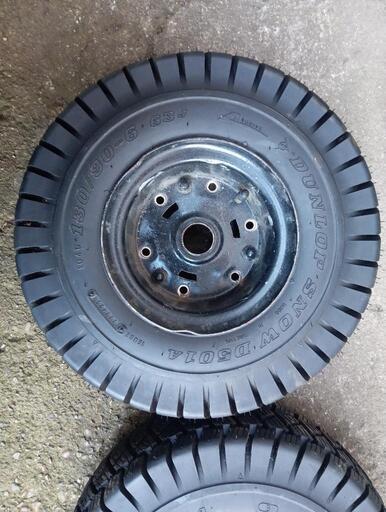 ジャイロX スノータイヤ3点セット　リアホイール付き ジャイロX スノータイヤ3点セット リアホイール付き