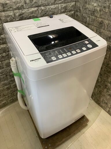 洗濯機 HISENSE ほぼ新品 【大阪本町】
