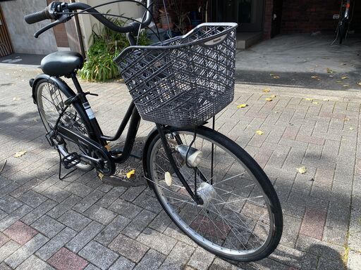 中古】26インチ黒6段変速オートライト税込・整備済 (やっちゃん  