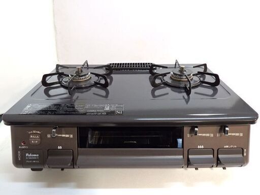 新札幌 動作品 パロマ Paloma ガスコンロ IC-S806BM-R /ガステーブル /片面焼き /右強火 /LPガス /2023年製/No.2974