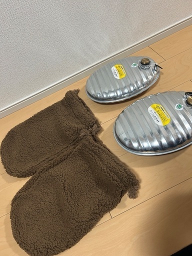 キャンプ　湯たんぽカバー付き2セット