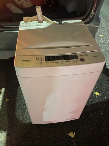 ジモティ来店特価!! 洗濯機 ハイセンス HW-K45E 2021 J-0502