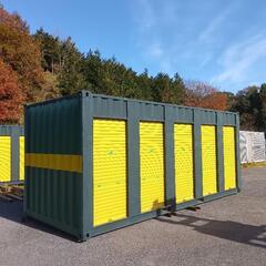 20ft】【5部屋コンテナ】シャッターコンテナ (残り2基) 長さ約606cm×幅