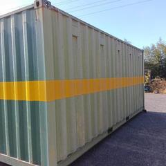 20ft】【5部屋コンテナ】シャッターコンテナ (残り2基) 長さ約606cm×幅