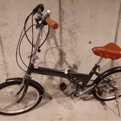 ♡Q)自転車 ロードバイク 中古 7段変速 ブラック