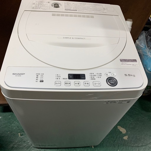 091103 シャープ　5.5kg洗濯機　2021年製 091103 シャープ 5.5kg洗濯機 2021年製