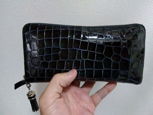 WORLD WIDE MIND】長財布 ネイビー 21cm✕10cm✕2.5cm (ウェミアス  