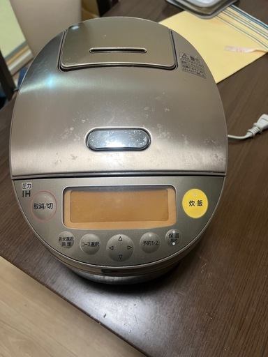 panasonic製5.5合IH対応炊飯器