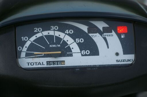 3070.走行01000km 新品級 原付バイク 軽い速い程度極上 スズキ タイヤ