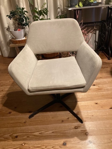 タマリビング(Tamaliving) コバ ダイニングチェア 肘つき回転椅子 ダークブラウン 肘掛け 肘付き チェア単品 50002021 タマリビング(Tamaliving) コバ ダイニングチェア 肘なし椅子